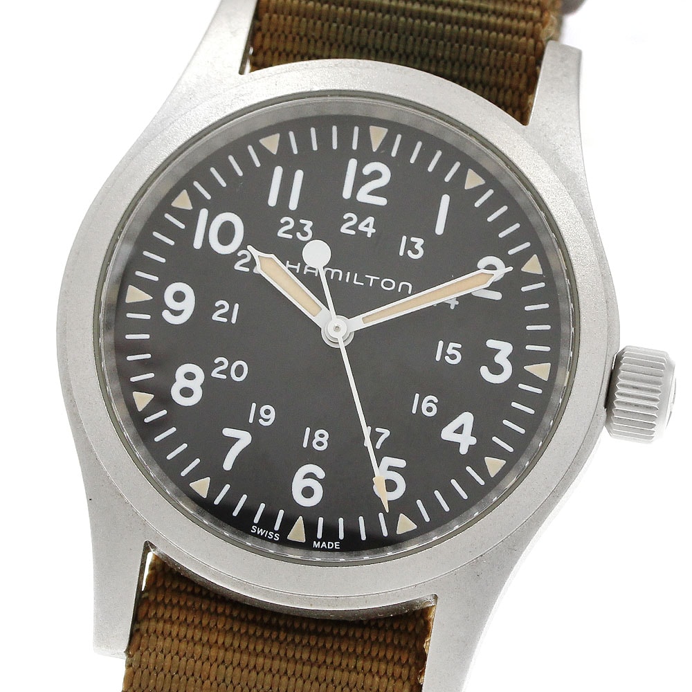 ☆良品 ハミルトン カーキ フィールド　メカニカル メンズ 【中古】
