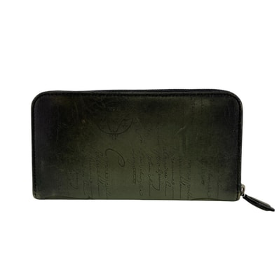 ベルルッティ Berluti 長財布 カリグラフィ イタウバ ラウンドジップウォレット グレー