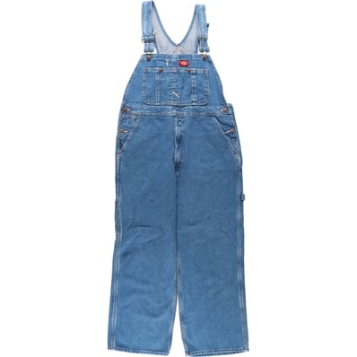 古着 ディッキーズ Dickies デニムオーバーオール メンズw36相当/eaa654609