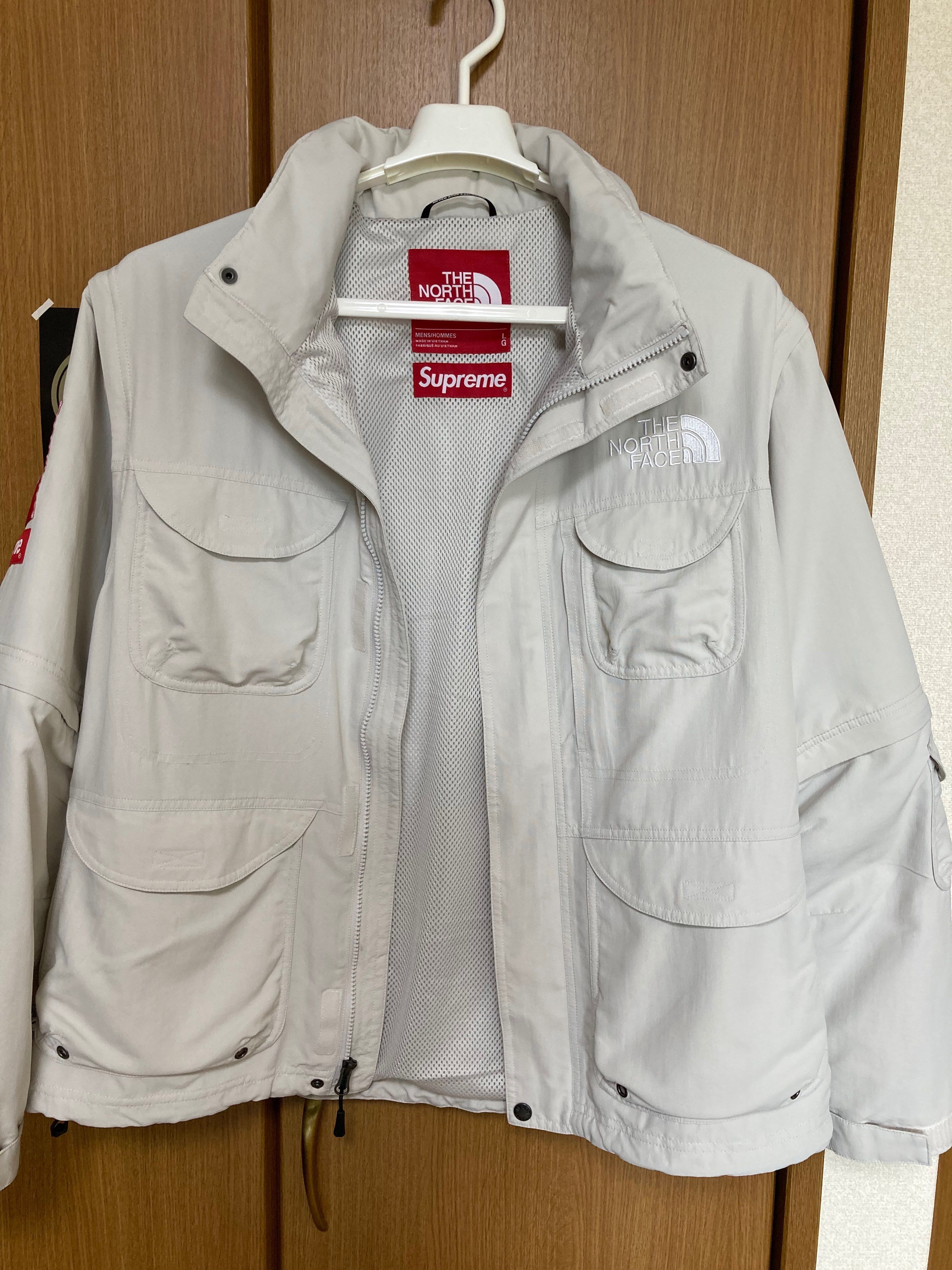 Supreme x The North Face Trekking Convertible Jacket "Moonlight Ivory"