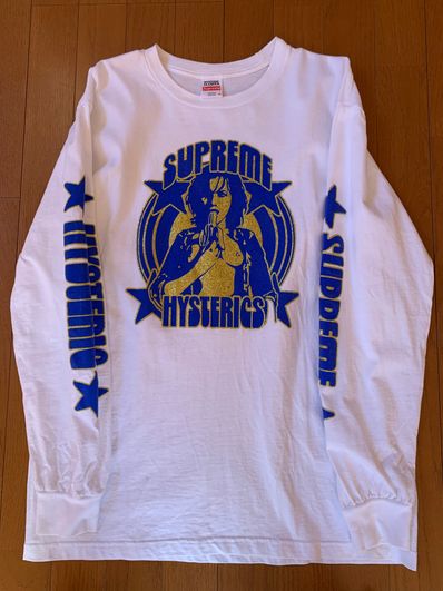 Supreme x HYSTERIC GLAMOUR L/S Tee "White"
