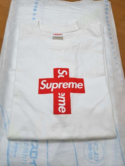 Supreme Cross Box Logo Tee "White"