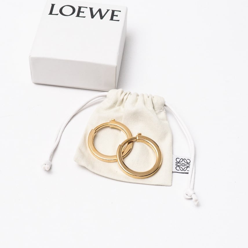 B (目立った傷や汚れなし)】LOEWE ロエベ ストラップ メタリックリング B (目立った傷や汚れなし)】LOEWE ロエベ ストラップ メタリックリング