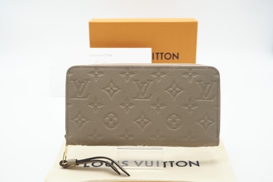 美品 LOUIS VUITTON ルイ・ヴィトン アンプラント ジッピーウォレット トゥルトレール M69034 長財布 ベージュ カーフレザー レディース