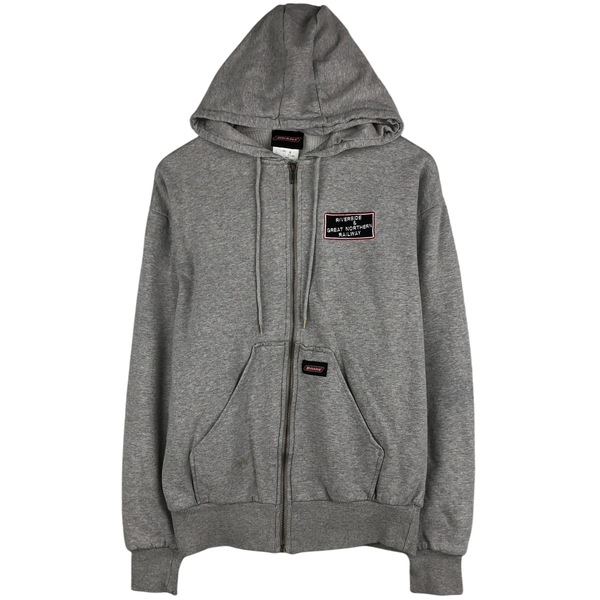 古着 ディッキーズ Dickies バックプリント スウェットフルジップパーカー メンズM相当/eaa458551