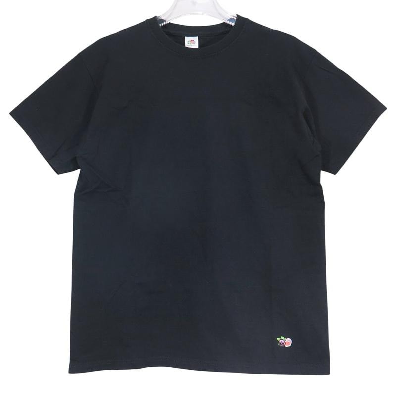 THE CONVENI ザ コンビニ x Fragment Design フラグメント デザイン FRUIT OF THE LOOM TEE PPM-20030-C フルーツ オブ ザ ルーム Tシャツ ブラック フィグ サイズM