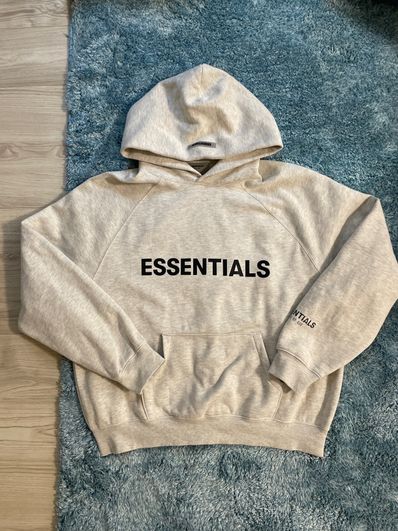 FEAR OF GOD 3D Silicon Applique Pullover Hoodie "Oatmeal Heather"