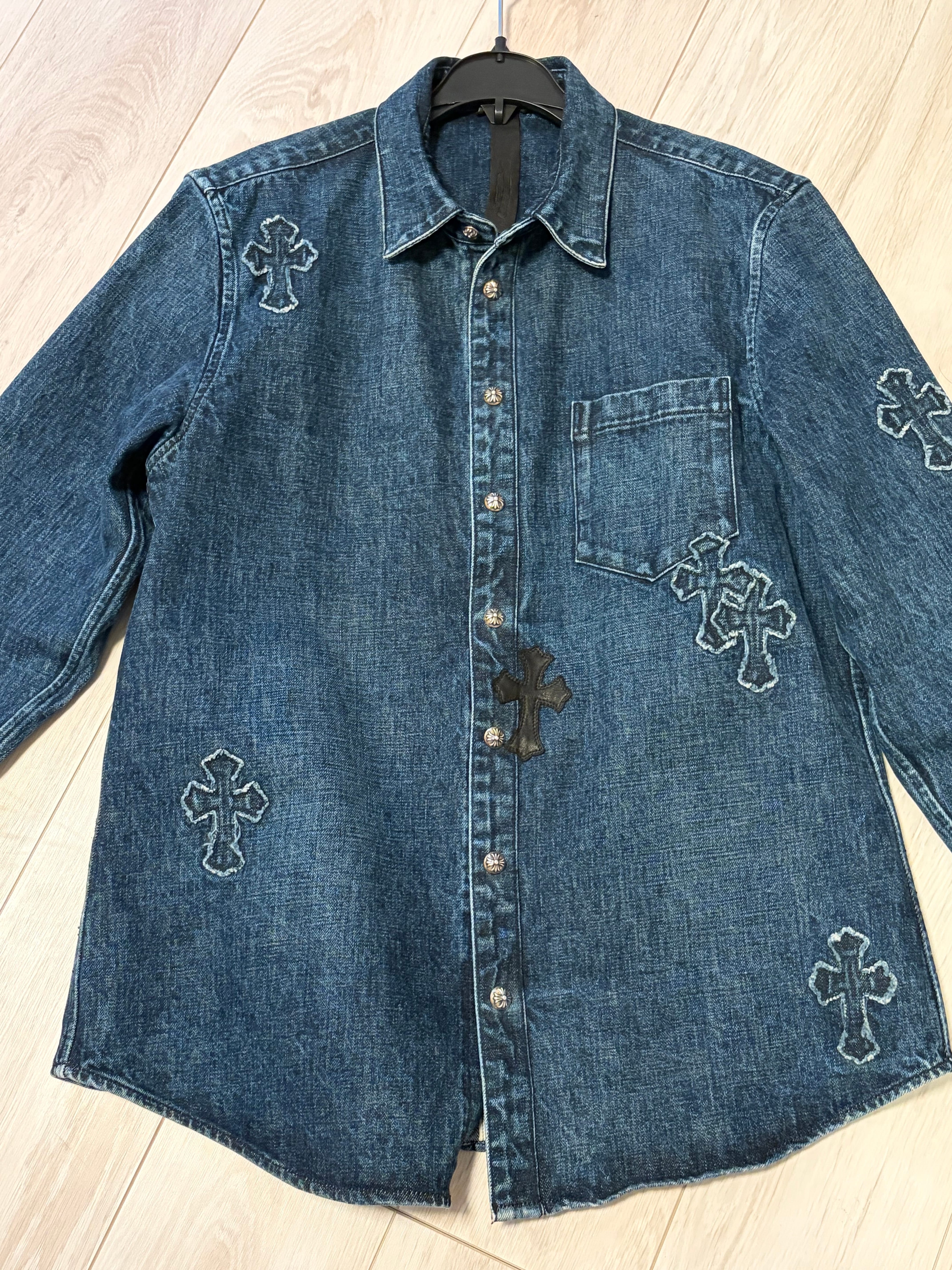 chrome hearts ynot  デニムクロスパッチジャケット　激レア