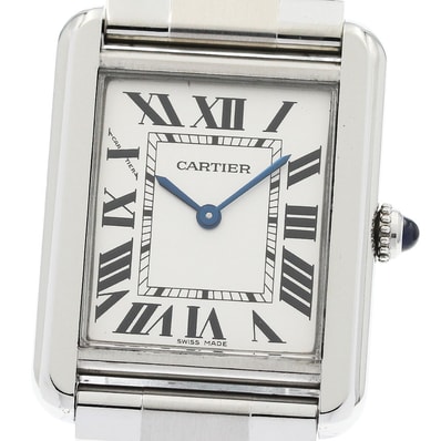 カルティエ タンクソロ SM W5200013 レディース 【中古】