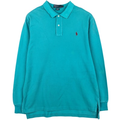 古着 ラルフローレン Ralph Lauren POLO by Ralph Lauren 長袖 ポロシャツ メンズL相当/eaa648981