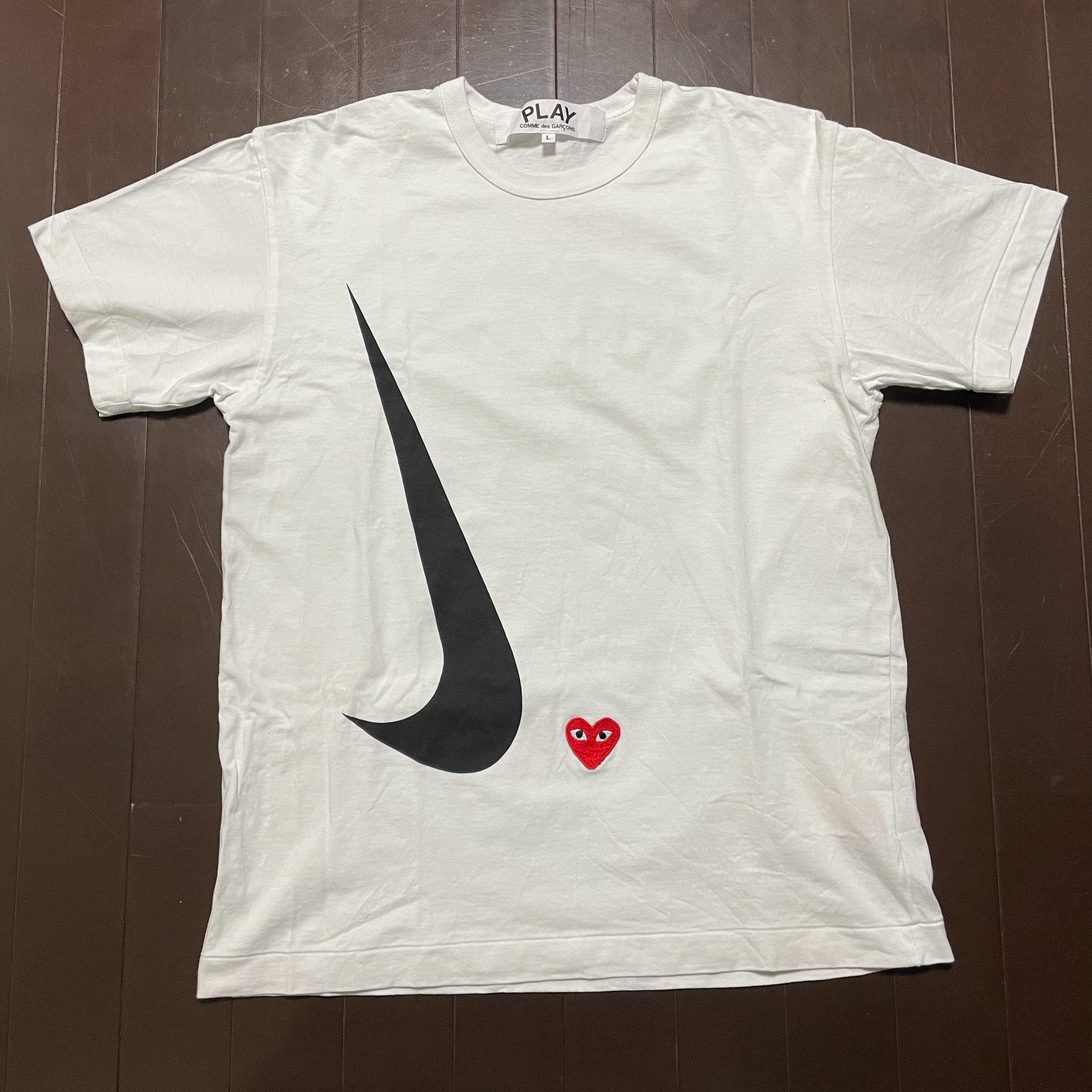 Nike x CDG Play T-Shirt "White" AE-T402-051
