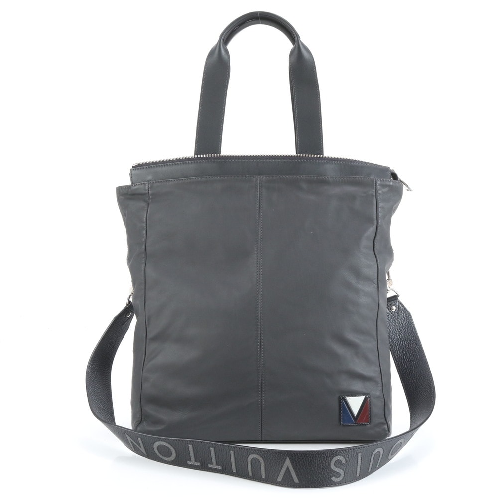 70's USA製 L.L.Bean side tag トートバッグ NAVY 極美品 ルイヴィトン ガストン Vムーヴ M51104 レザー 2WAY トート