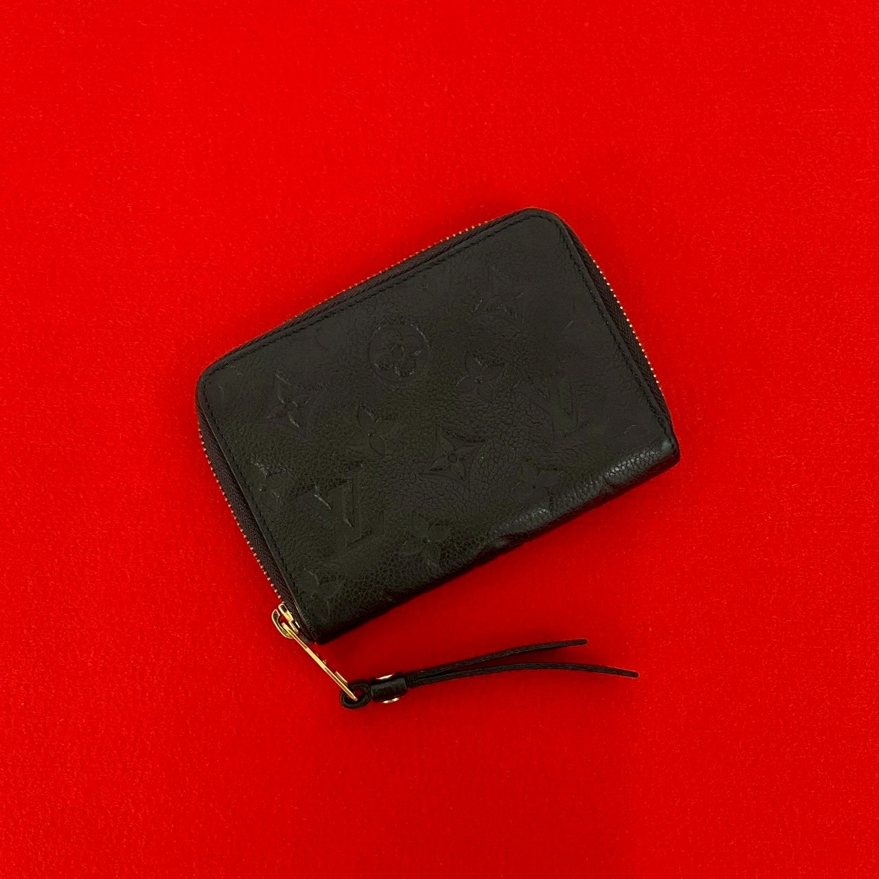 LOUIS VUITTON ルイヴィトン ジッピーウォレット モノグラムアンプラント レザー 二つ折り財布 ブラック
31803