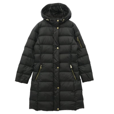 RALPH LAUREN ラルフローレン 297965059002 LAUREN RALPH LAUREN 裏地 スカーフ柄 ダウンコート ブラック系 XXS【中古】