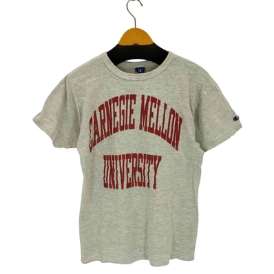 90S MADE IN USA カレッジプリントクルーネックS/S Tシャツ【1140722471883】