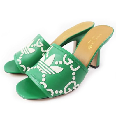 未使用品 グッチ×アディダス ミュール レディース 36 722445