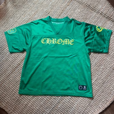Chrome Hearts Sports Mesh S/S Warm Up Jersey "Green"
