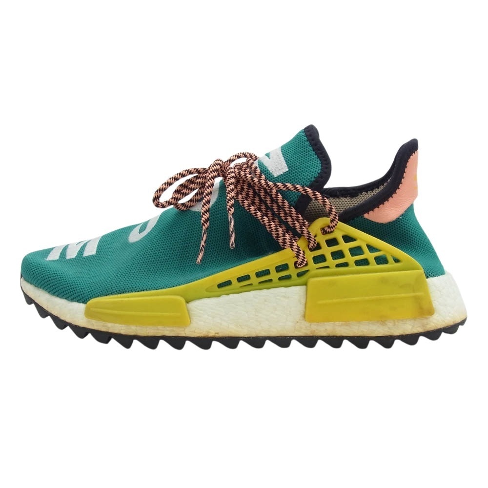 adidas アディダス スニーカー AC7188 × PHARRELL WILLIAMS ファレル ウィリアムス NMD ヒューマン レース トレイル フー クラウズ スニーカー 27cm【中古】