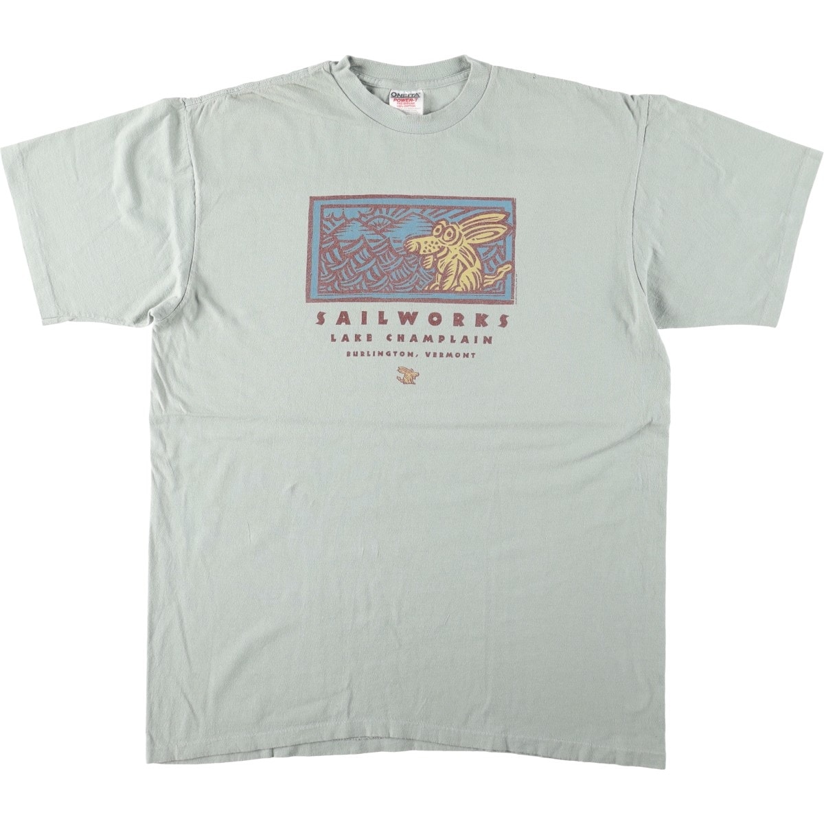 古着 90年代 オニータ ONEITA POWER-T プリントTシャツ USA製 メンズXL相当 ヴィンテージ/eaa642620