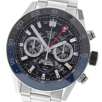 ☆美品 タグホイヤー カレラ キャリバーHeuer02 メンズ 【中古】