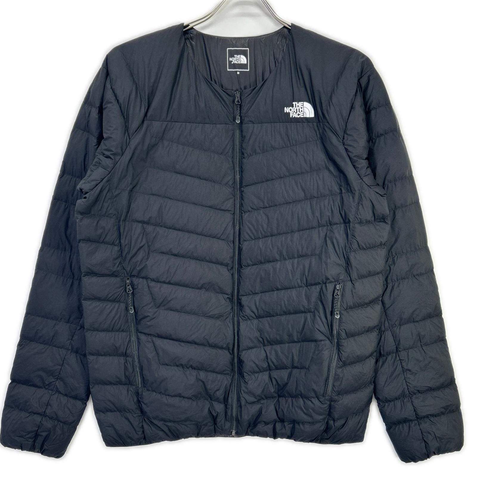 ノースフェイス NY82313 ブラック Thunder Roundneck サンダーラウンドネックダウンジャケット M