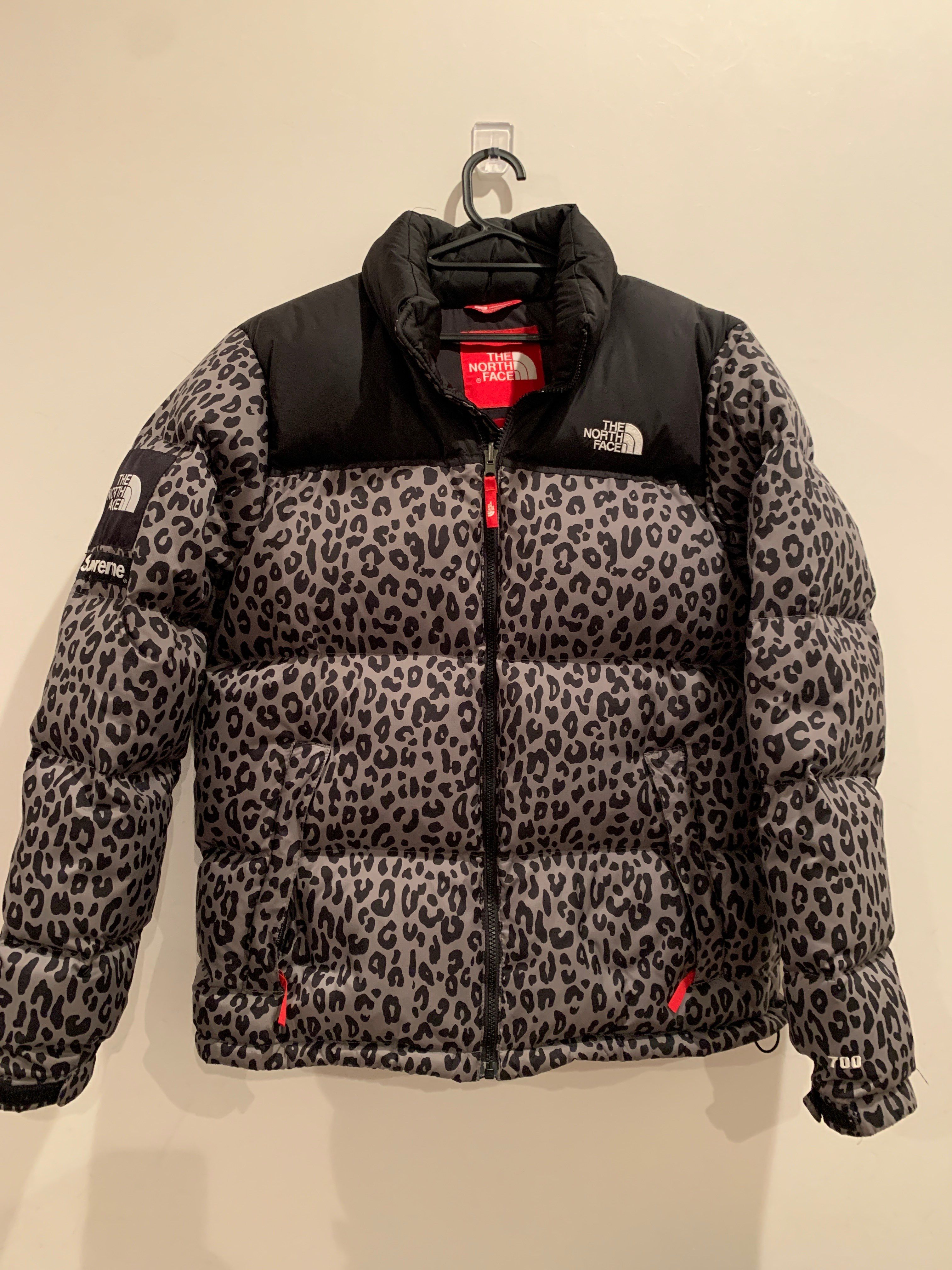 Supreme The North Face Nuptse Down Jacket "Black Leopard"