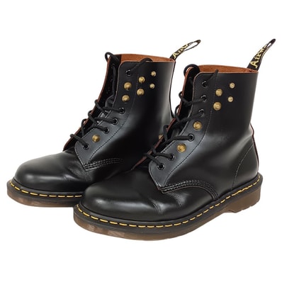 DR.MARTENS ドクターマーチン × ウルフズヘッド スタッズ 8 EYELET BOOT ブーツ US11=29cm 55737