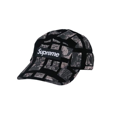 Supreme Weirdo Dave Corduroy Camp Cap "Black"