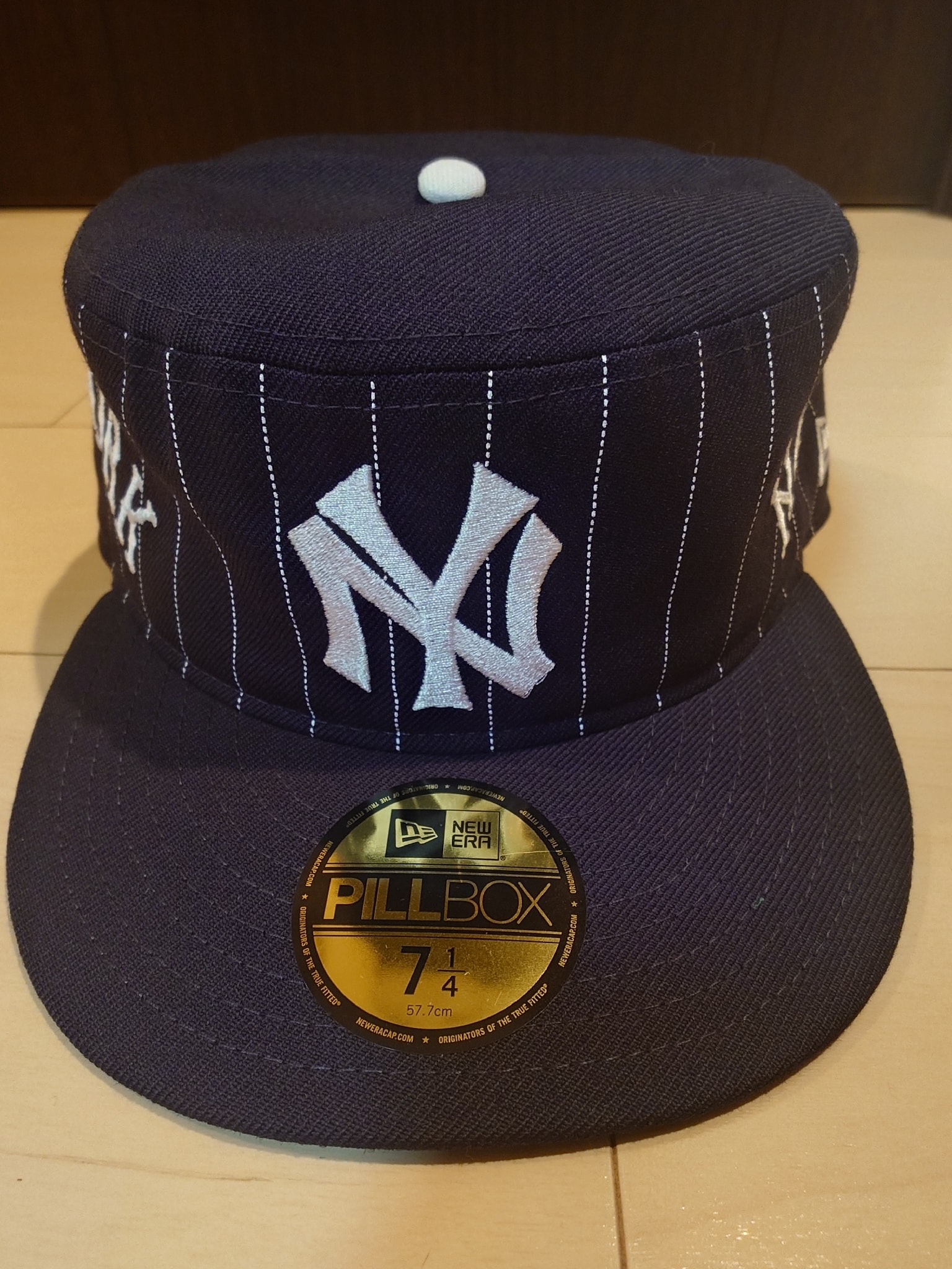 NEW ERA Pillbox New York Yankees Cooperstown Pinstripe "Navy"