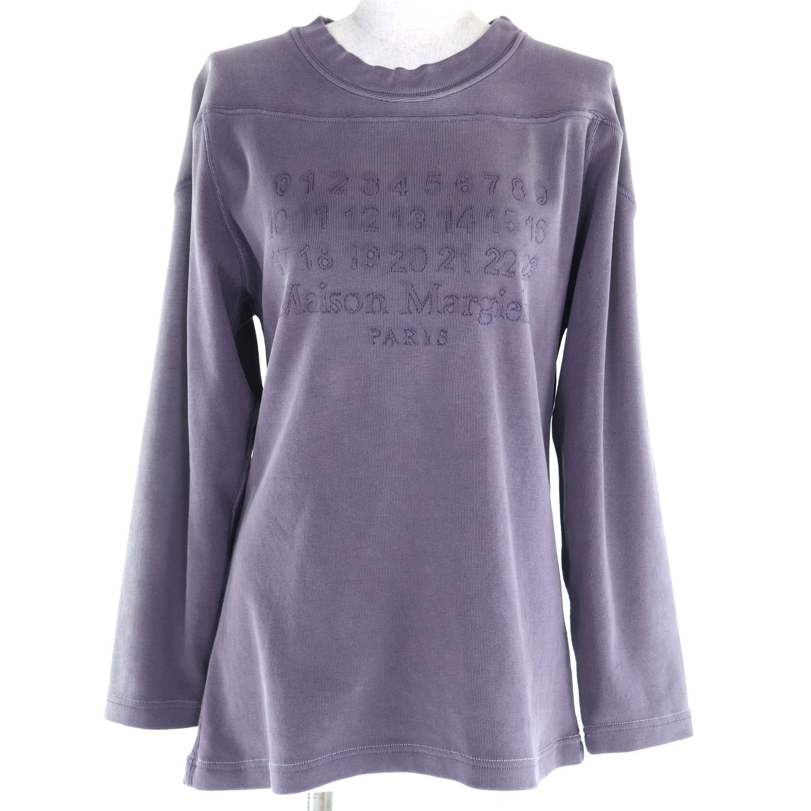 未使用品 メゾンマルジェラ1 スウェット パープル レディース S S51GU0129