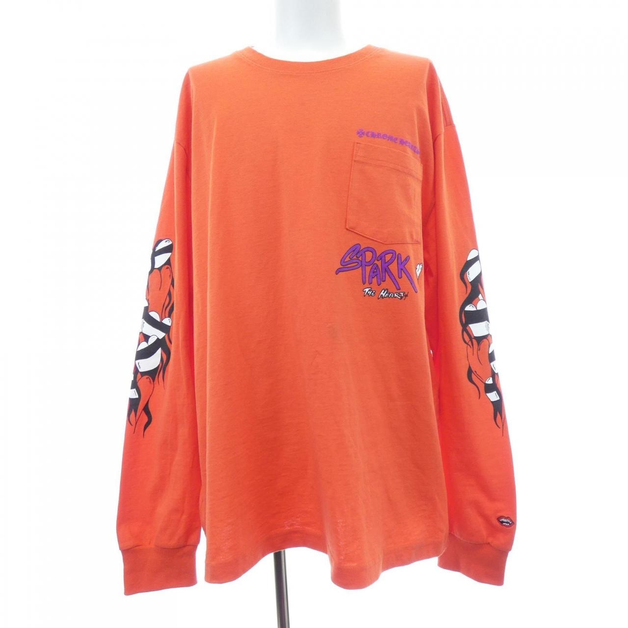 Chrome Hearts PPO Matty Boy Spark the Heart L/S T-Shirt "Red"