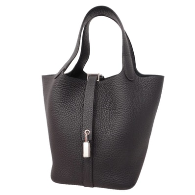 ★最終価格★SALE【6hb0814】エルメス ハンドバッグ ピコタンロックPM トリヨンクレマンス キャバン シルバー金具 G刻印【中古】レディース