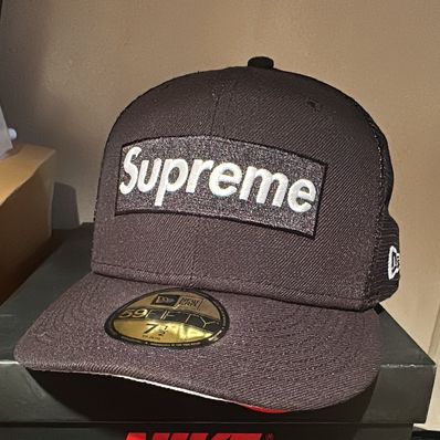 Supreme Box Logo Mesh Back New Era "Black" (22SS)