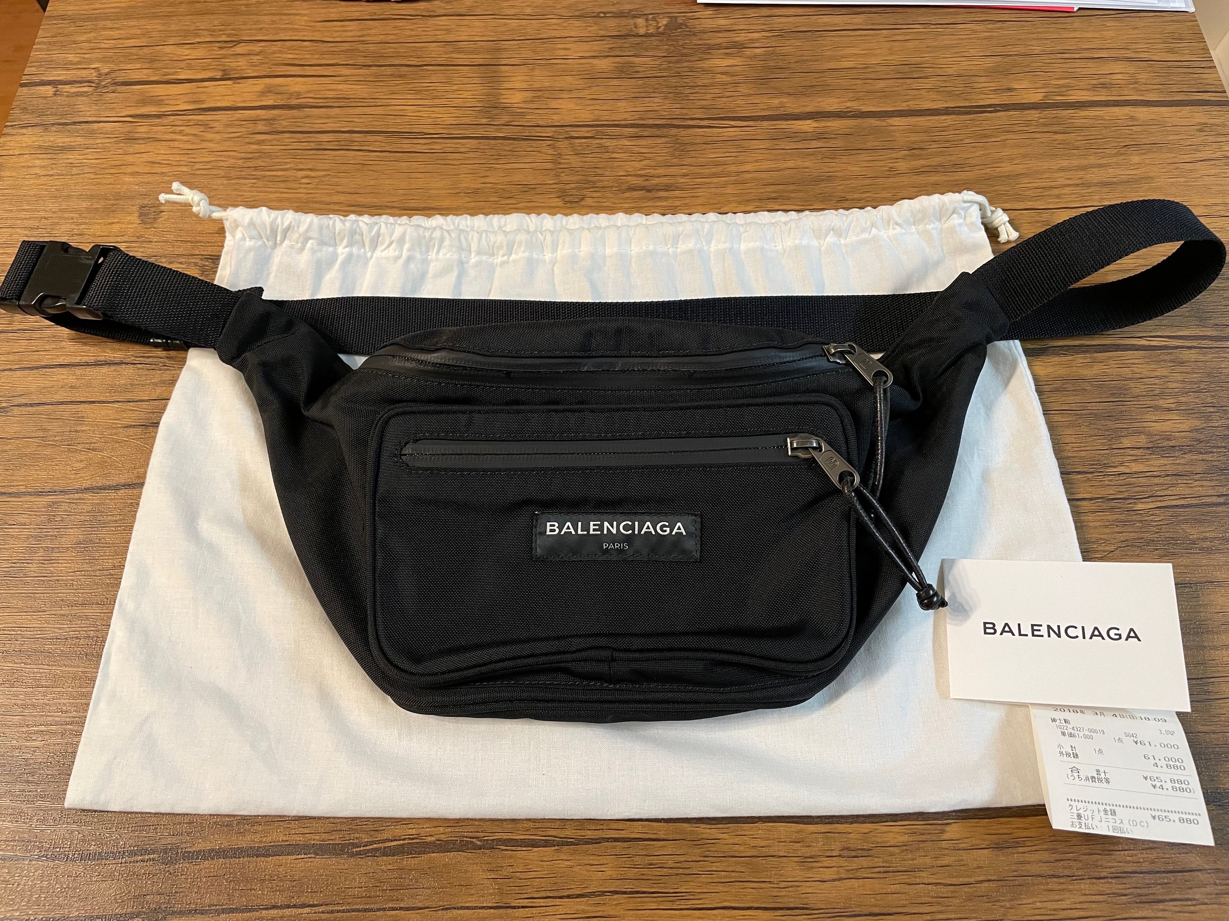 BALENCIAGA Wheel Beltpack "Black"