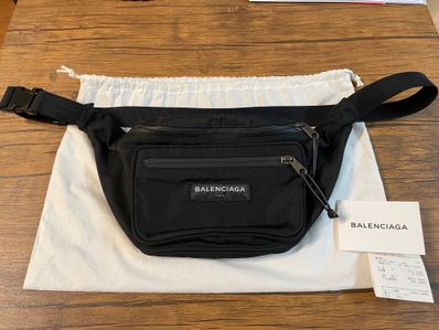 BALENCIAGA Wheel Beltpack "Black"