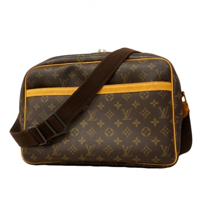 ★最終価格【6da0675】ルイヴィトン ショルダーバッグ モノグラム リポーターGM M45252 ブラウン【中古】レディース