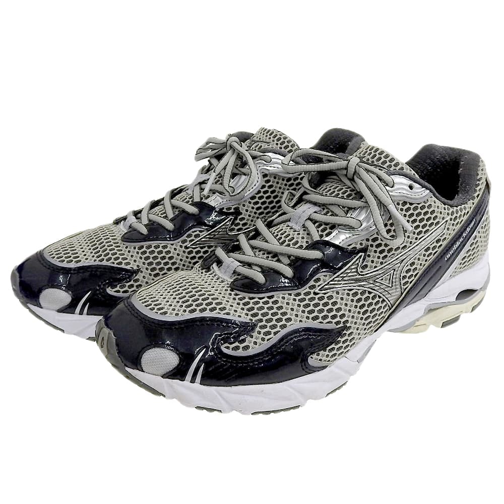 ミズノ OBD 10 Flame Wave スニーカー シューズ メンズ ブラック×グレー系 26.5cm D1GD232703 8.5(US)