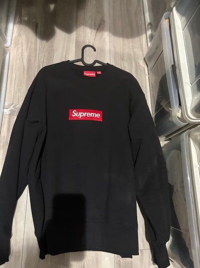 Supreme Box Logo Crewneck "Black" (22FW)