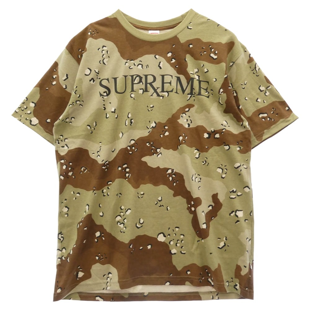 Supreme シュプリーム 25AW RX Tee チョコチップ 迷彩柄 半袖 Tシャツ カーキ系 マルチカラー系 XL【極上美品】【中古】