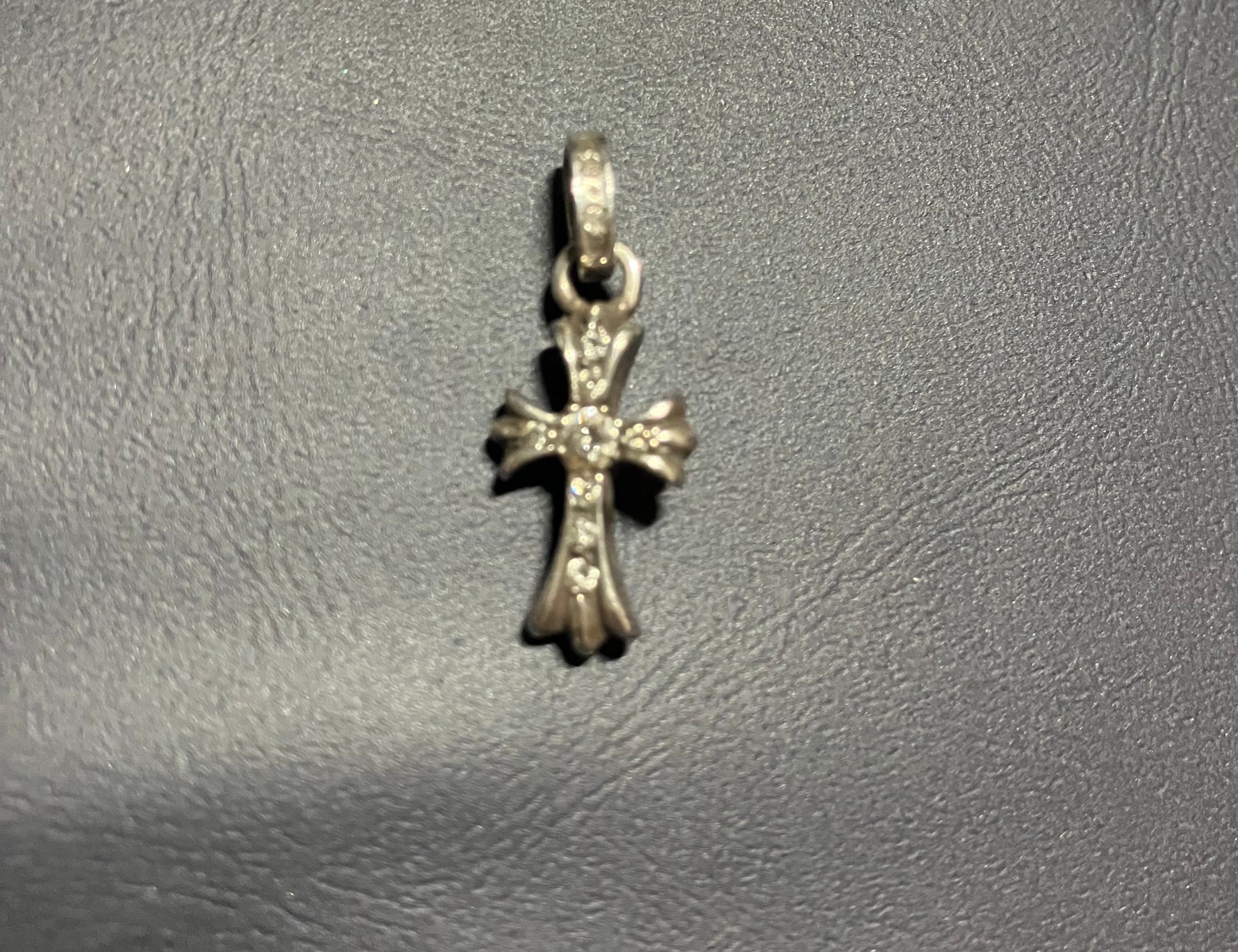 Chrome Hearts Cross Baby Fat Charm "Silver"