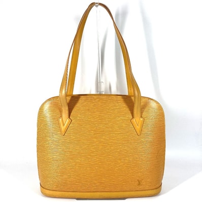 ルイヴィトン LOUIS VUITTON リュサック M52289 エピ カバン 肩掛け トートバッグ ショルダーバッグ エピレザー タッシリイエロー イエロー