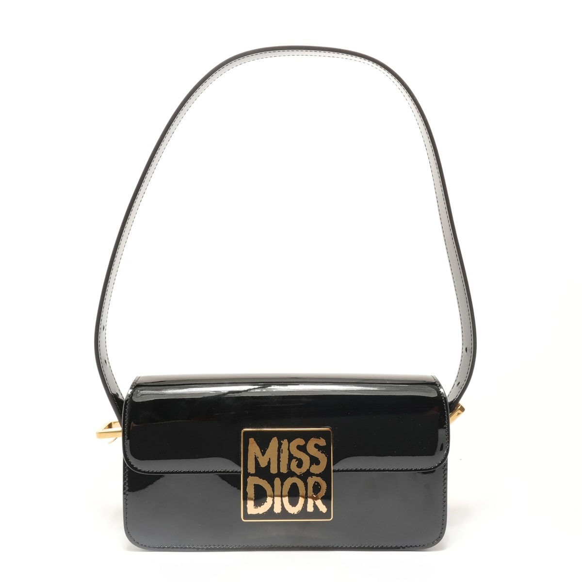 ディオール Dior ミスディオール エナメル ショルダーバッグ【中古】