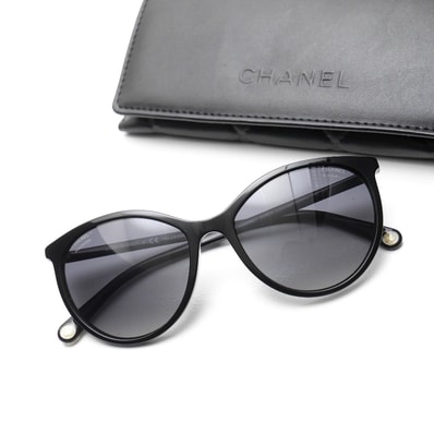 CHANEL シャネル サングラス サイズ54□17 140 CC ココマーク グラデーションレンズ アイウェア ブランド古着【中古】20260424/RA8898