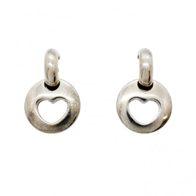 ★SALE【6jgb0433-k】ティファニー ピアス ピアスドハート シルバー925【中古】レディース