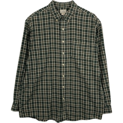 古着 90~00年代 エルエルビーン L.L.Bean 長袖 ボタンダウンチェックシャツ メンズXL相当 ヴィンテージ/eaa478147