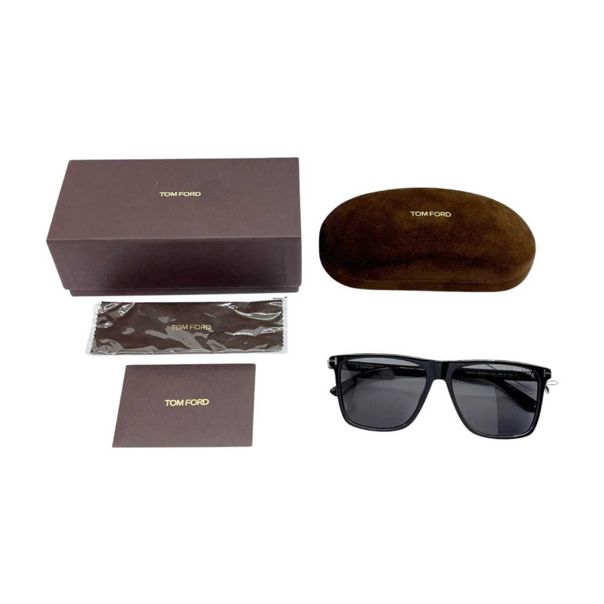 TOM FORD トムフォード サングラス セルフレーム アイウェア ケース付 TF832-N 01A ブラック