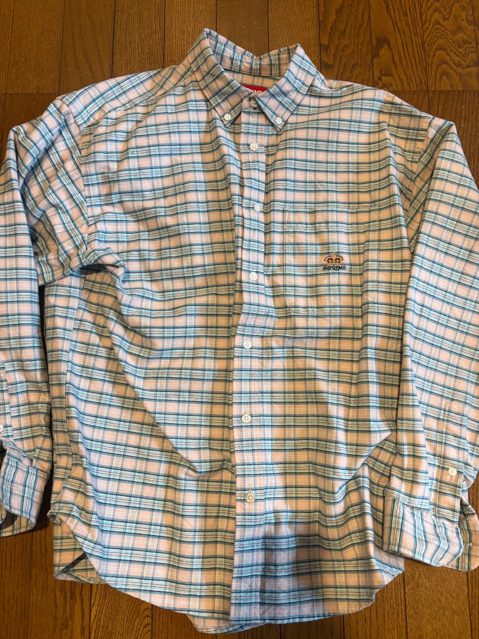Supreme Loose Fit Flannel Oxford Shirt "Plaid"