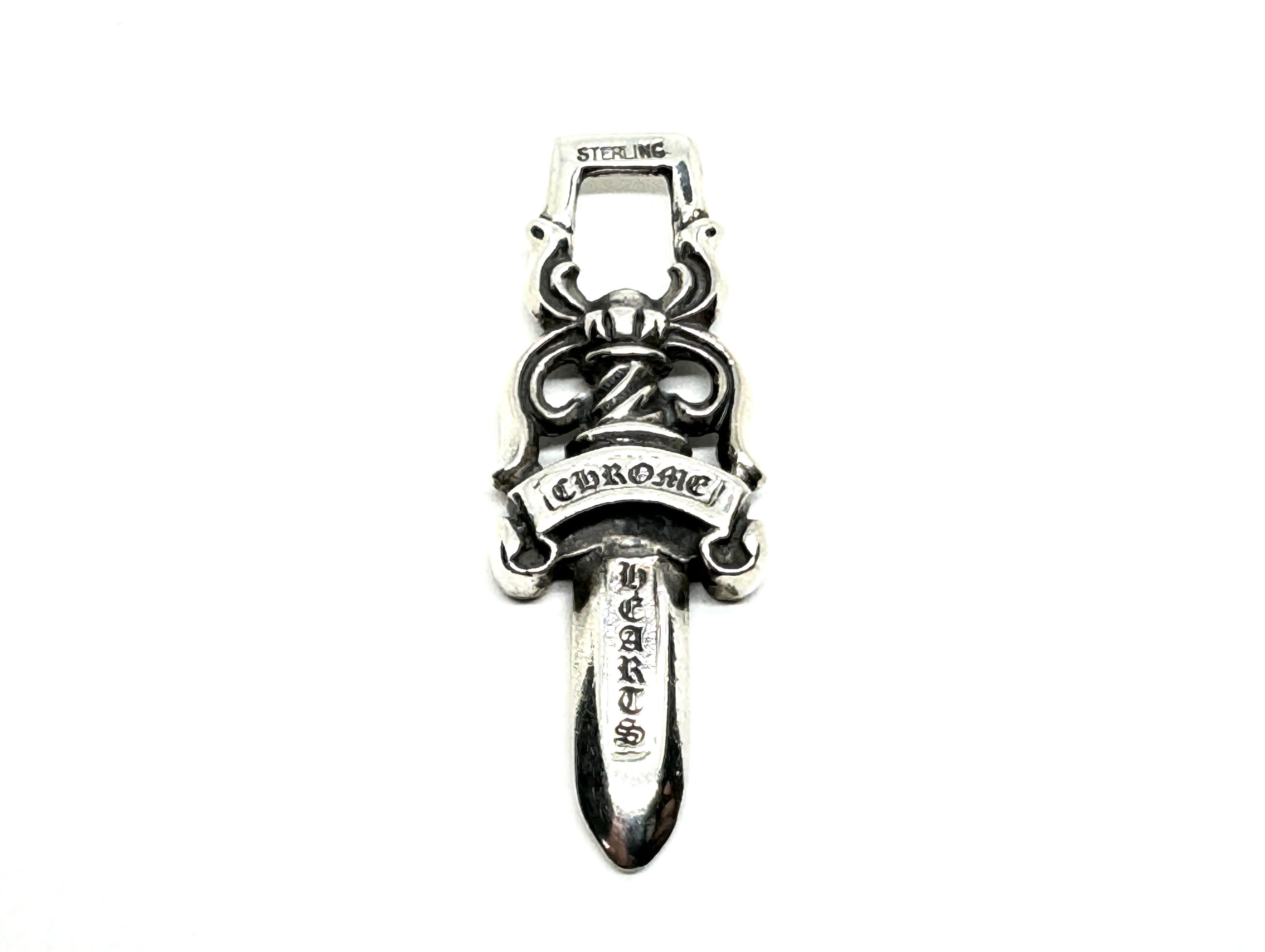 Chrome Hearts #10 Dagger Pendant "Silver"