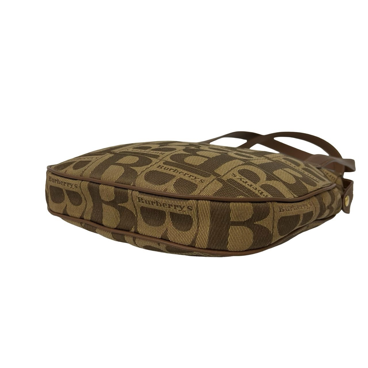 B (目立った傷や汚れなし)】BURBERRY バーバリー ロゴ 金具 総柄 B (目立った傷や汚れなし)】BURBERRY バーバリー ロゴ 金具 総柄