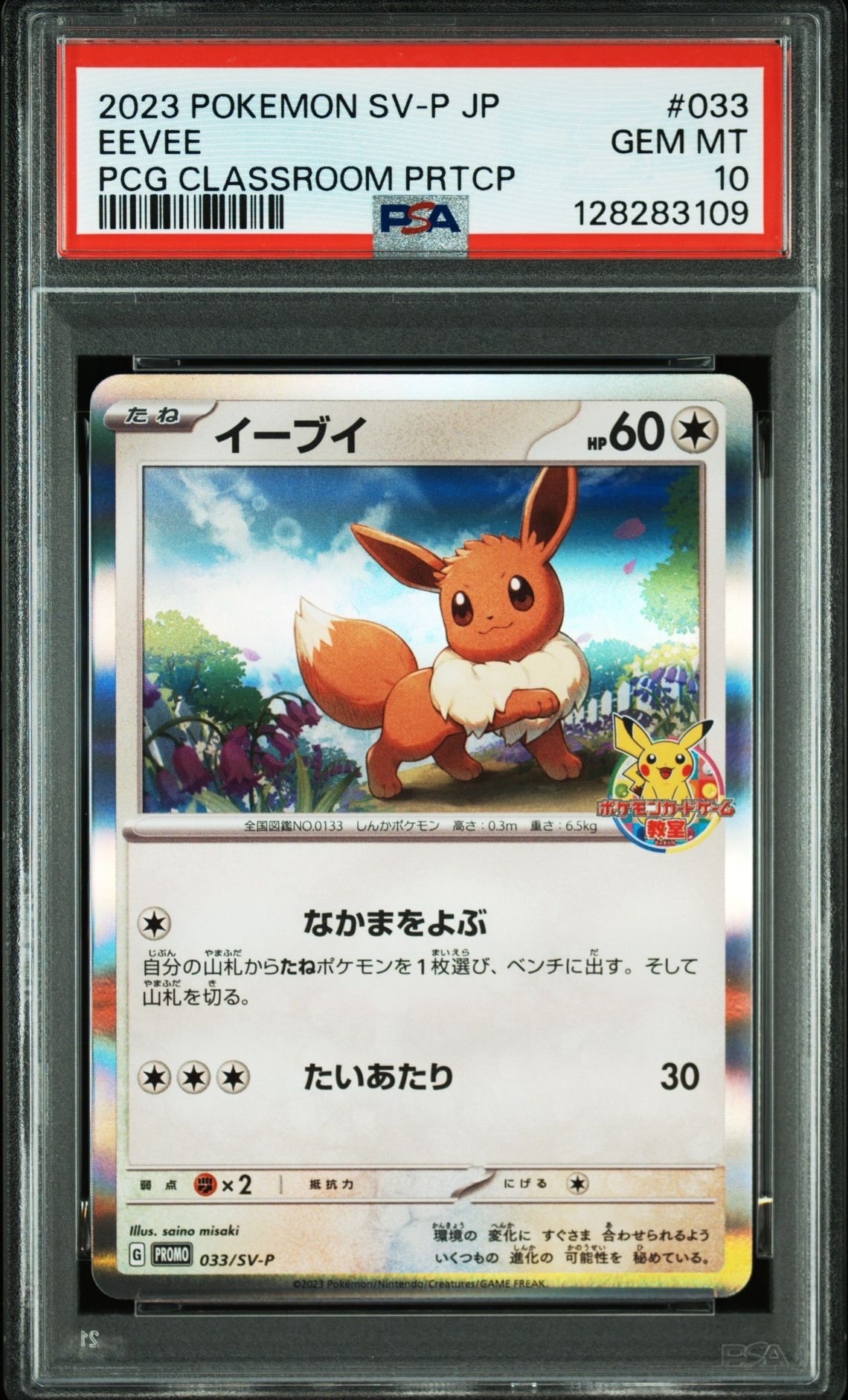 イーブイ: プロモ [SV-P 033](「 ポケモンカードゲーム教室」プロモーションカード「SV-P」)